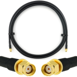 RP-SMA Male / RP-SMA Male 2m koaksiaalkaabel — HF240 (vastab LMR240)