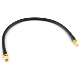 RP-SMA Male / RP-SMA Female 30cm koaksiaalkaabel — HF240 (vastab LMR240)