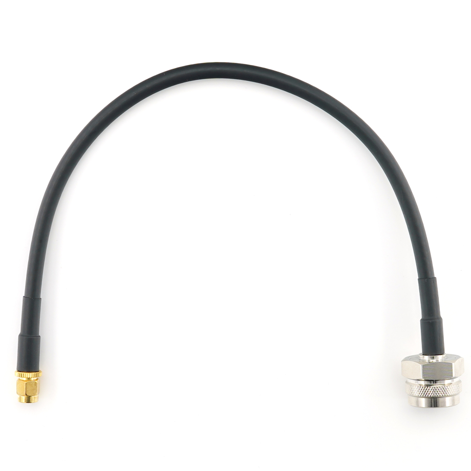RP-SMA Male / N Male Hex 30cm koaksiaalkaabel — HF240 (vastab LMR240)