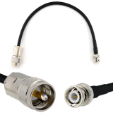 BNC Male / PL259 30cm UHF koaksiaalkaabel — HF240 (vastab LMR240)