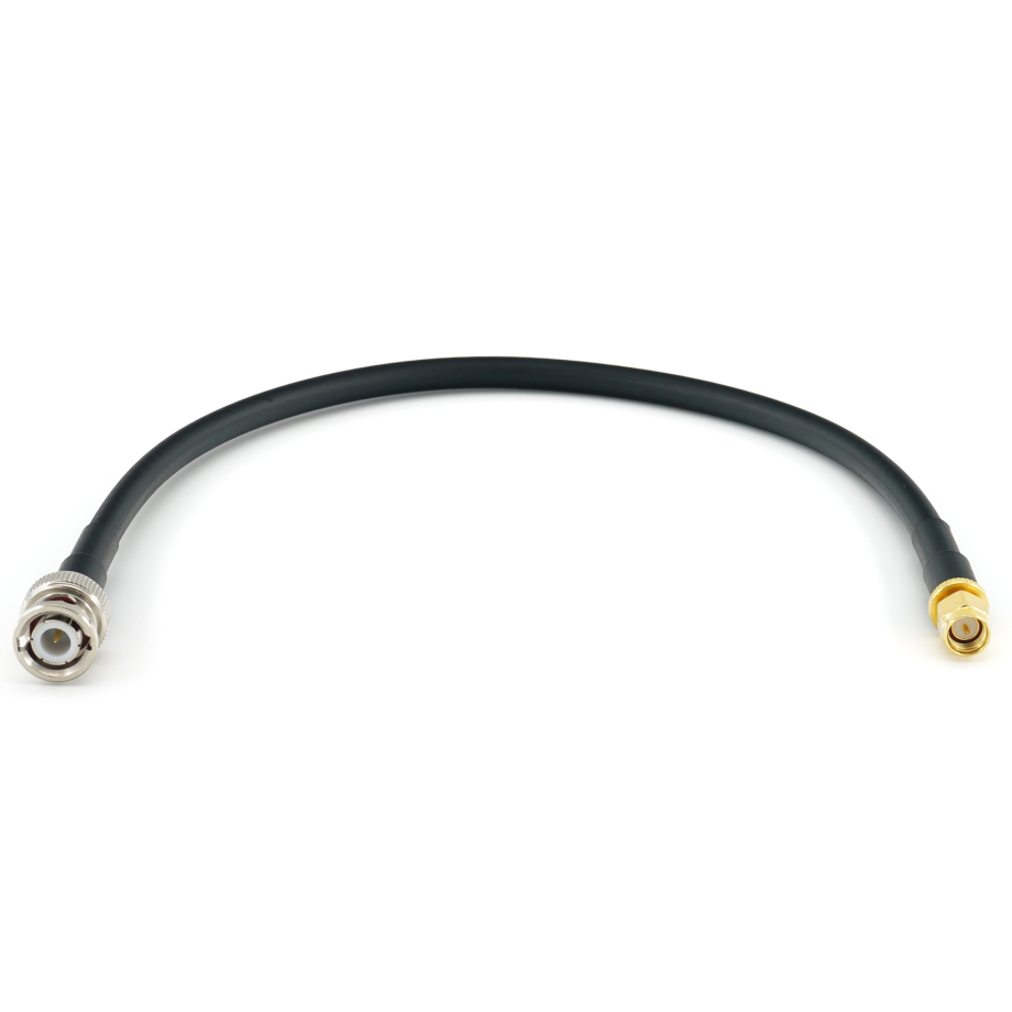 BNC Male / SMA Male 30cm koaksiaalkaabel — HF240 (vastab LMR240)