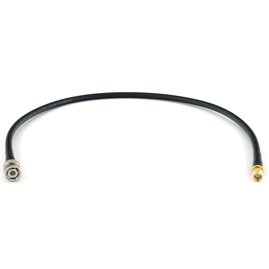 BNC Male / SMA Male 50cm koaksiaalkaabel — HF240 (vastab LMR240)