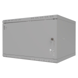 Riiulikapp 19" 6U, 450mm, Klaasuks, Hall