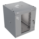 Riiulikapp 10" 6U, 300mm, Klaasuks, Hall