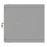 Riiulikapp 19" 6U, 350mm, Metallist uks, Hall