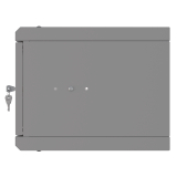 Riiulikapp 10" 4U, 300mm, Klaasuks, Hall