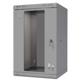 Riiulikapp 10" 6U, 300mm, Klaasuks, Hall