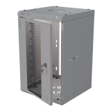Riiulikapp 10" 6U, 300mm, Klaasuks, Hall