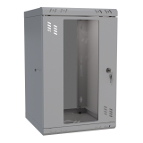 Riiulikapp 10" 6U, 300mm, Klaasuks, Hall