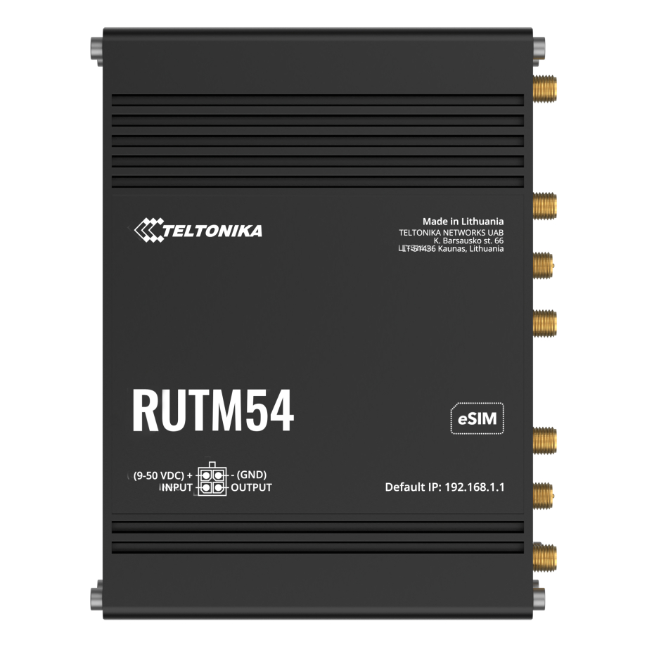 Teltonika RUTM54 5G ruuter koos Teliti modemiga