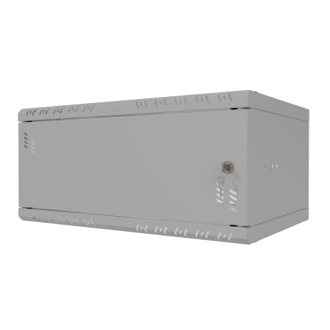 Riiulikapp 19" 4U, 350mm, Metallist uks, Hall