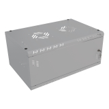Riiulikapp 19" 4U, 350mm, Metallist uks, Hall