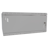 Räkkkapp 19" 4U, 450mm, Metallist uks, Hall