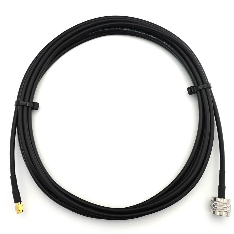 N Male / SMA Male 30cm RG58/U koaksiaalkaabel