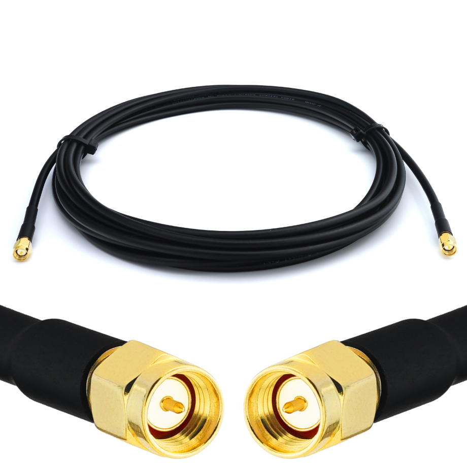 SMA Male / SMA Male 12m RG58/U koaksiaalkaabel