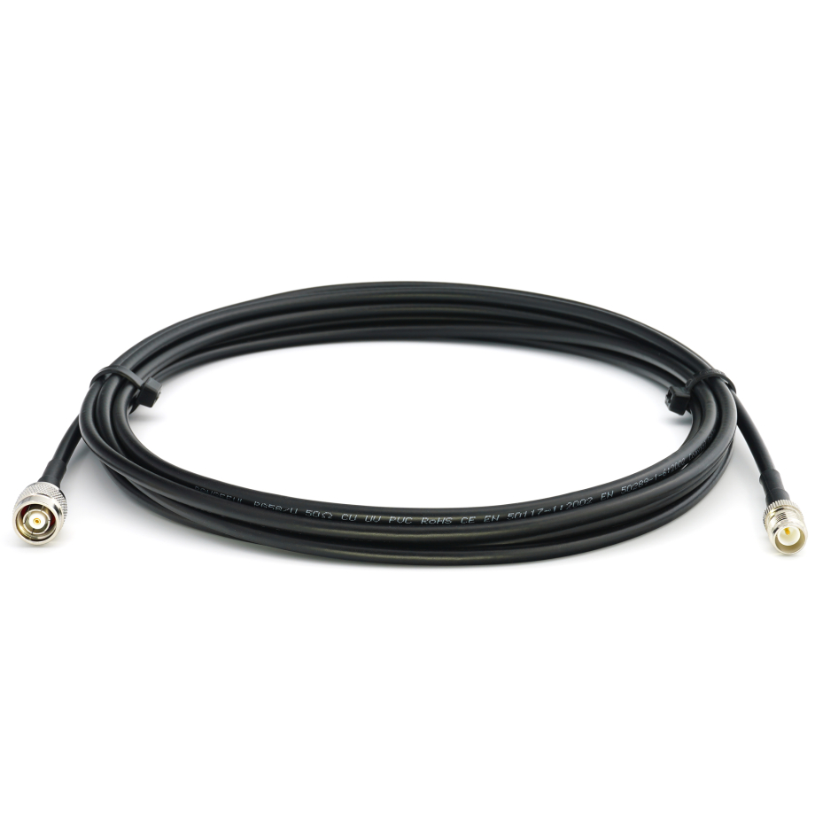 RP-TNC Male / RP-TNC Female 3m RG58/U koaksiaalkaabel