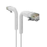 Broadbe õhuke Patch kaabel 5G valge 0.3m