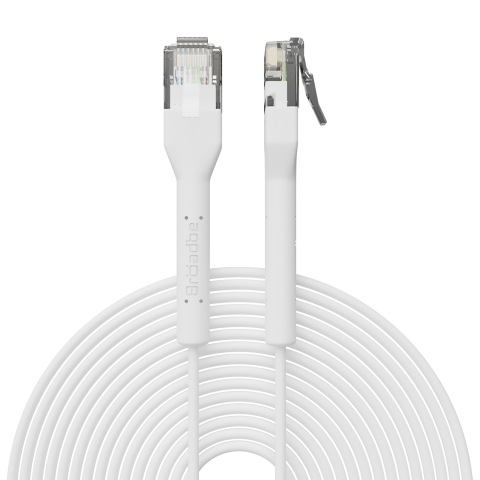 Broadbe õhuke Patch kaabel 5G valge 8m