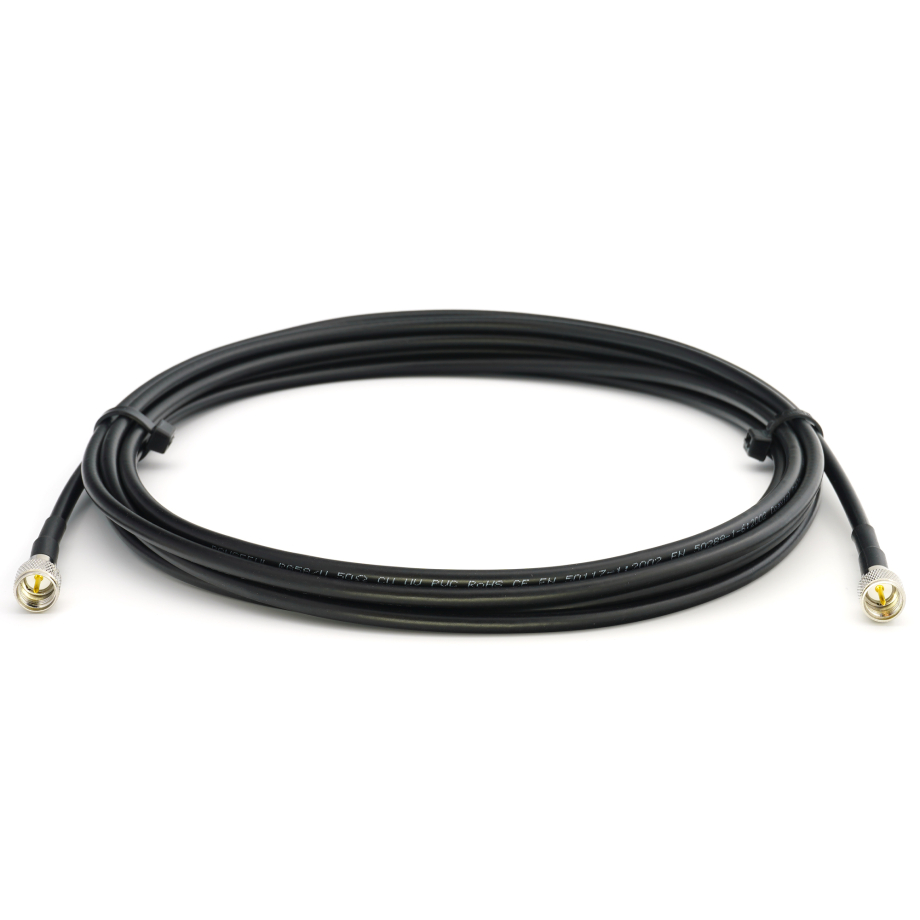 Mini UHF Male / Mini UHF Male 50cm RG58/U koaksiaalkaabel