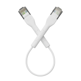 Broadbe õhuke Patch kaabel 5G valge 0.1m 12-pakk