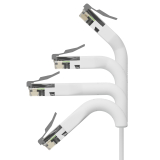 Broadbe õhuke Patch kaabel 5G valge 3m 12-pakk