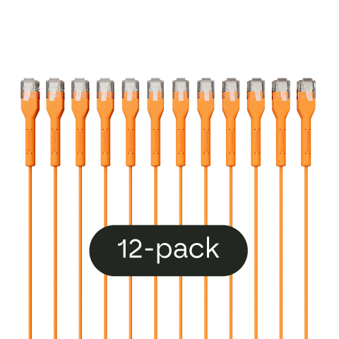 Broadbe õhuke Patch kaabel 5G oranž 3m 12-pakk