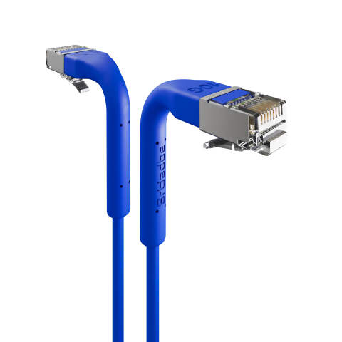 Broadbe õhuke Patch kaabel 10G sinine 0.3m