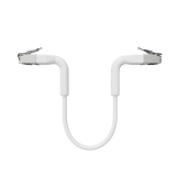 Broadbe õhuke Patch kaabel 10G valge 0.1m