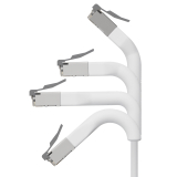 Broadbe õhuke Patch kaabel 10G valge 2m