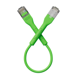 Broadbe õhuke Patch kaabel 10G roheline 0.1m 12-pakk