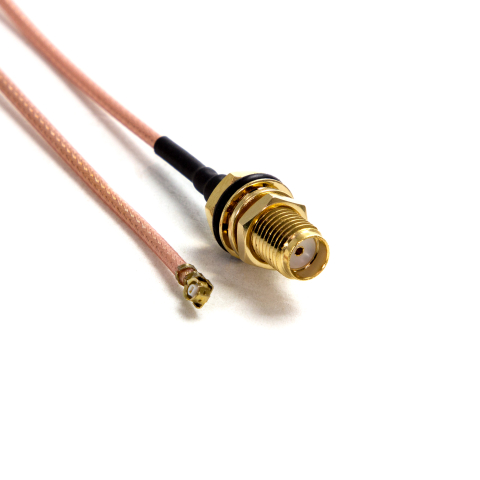 Pigtail kaabel U.fl Female / SMA Female 10cm