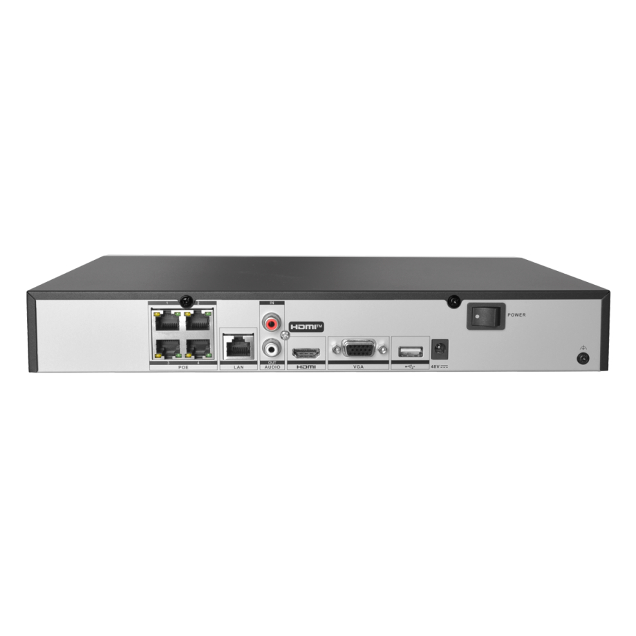 HikVision 4-kanaliline 1U 4K PoE NVR DS-7604NXI-K1/4P(D)