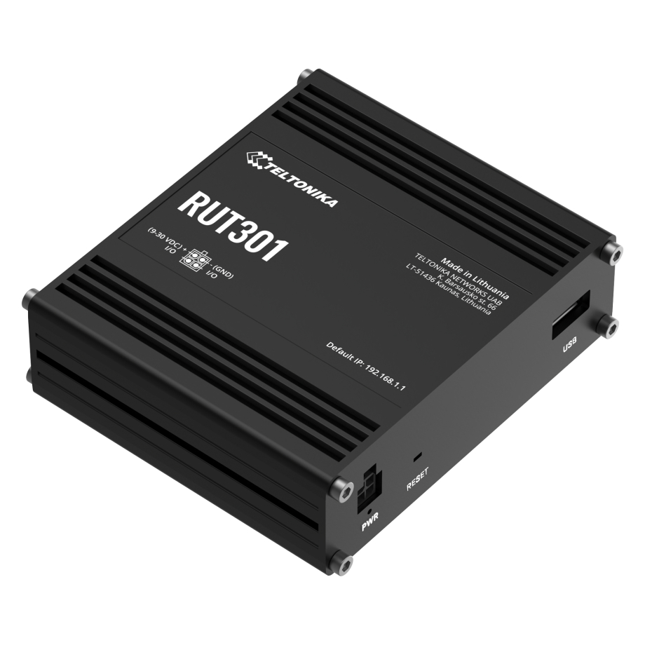 Teltonika RUT301 tööstuslik Ethernet-ruuter