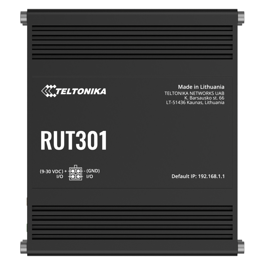 Teltonika RUT301 tööstuslik Ethernet-ruuter
