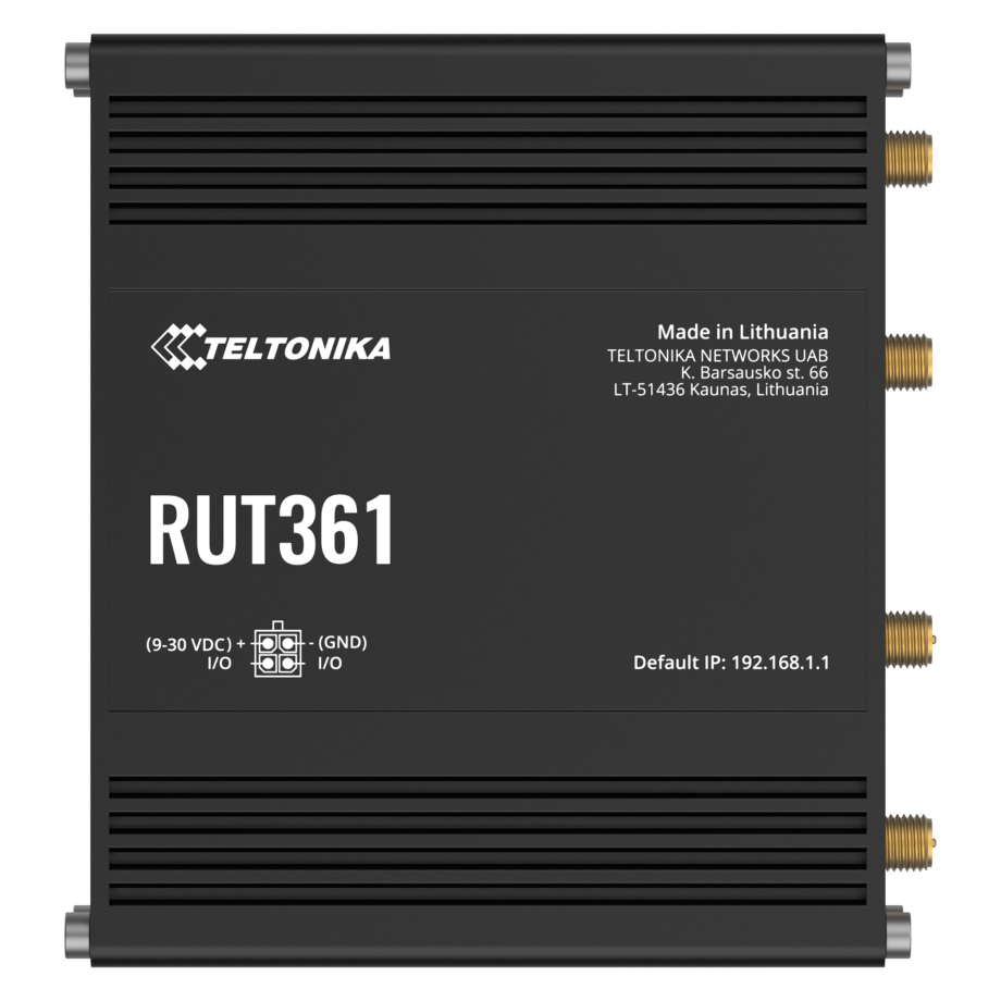 Teltonika RUT361 tööstuslik 4G ruuter