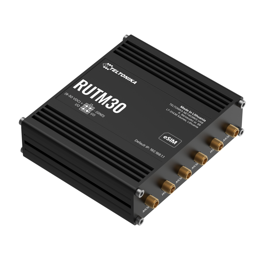 Teltonika RUTM30 Kompaktne 5G ruuter