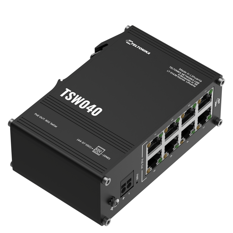 Teltonika TSW040 PoE+ kommutaator