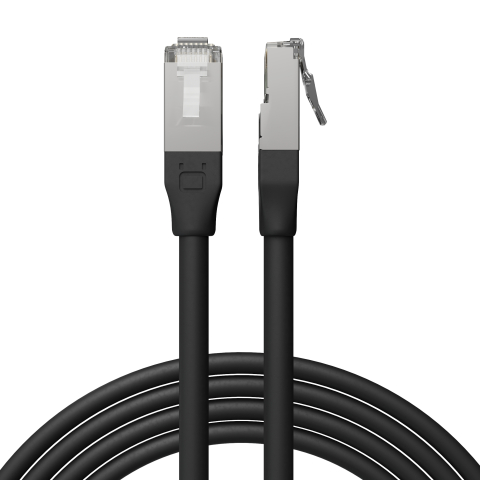 Broadbe 10G Etherneti välipatch-kaabell, must, 2m