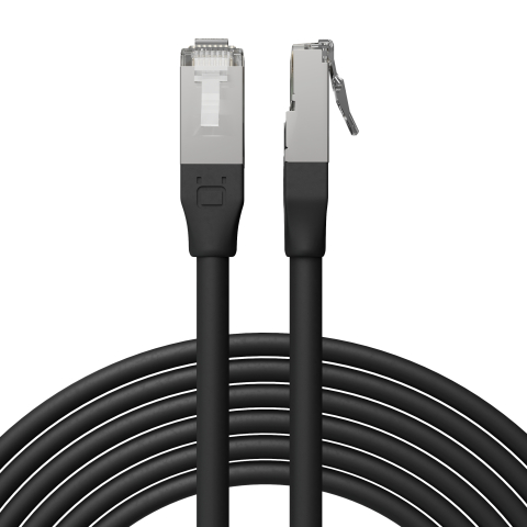 Broadbe 10G Etherneti välipatch-kaabel, must, 3 m