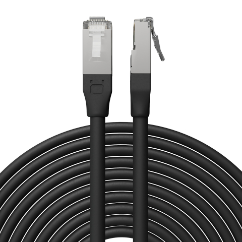 Broadbe 10G Etherneti välipatch-kaabel, must, 5m