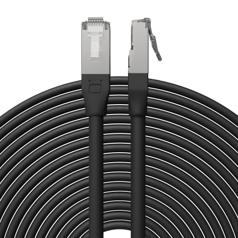 Broadbe 10G Etherneti välipatch-kaabel, must, 8m