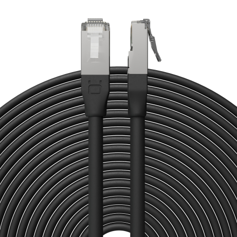 Broadbe 10G Etherneti välipatch-kaabel, must, 12m