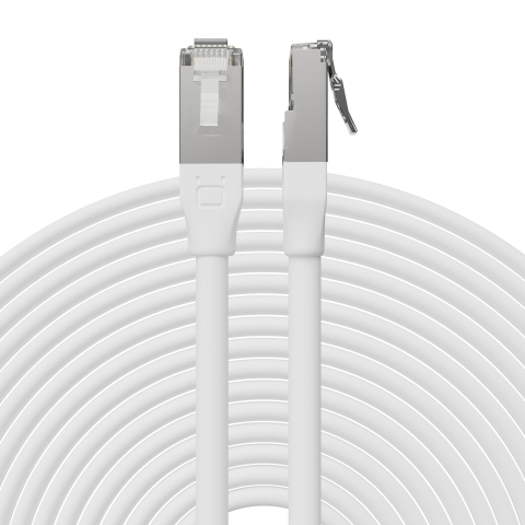 Broadbe 10G Etherneti välipatch-kaabel, valge, 8m