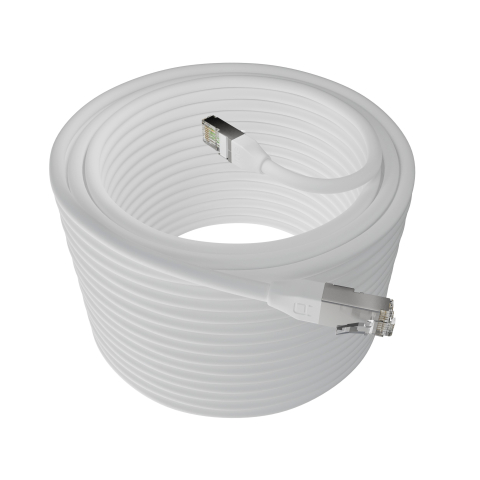 Broadbe 10G Etherneti välipatch-kaabel, valge, 30m