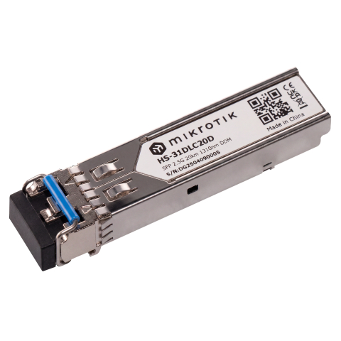 MikroTik 1G/2.5G Ühemoodiline moodul 20km