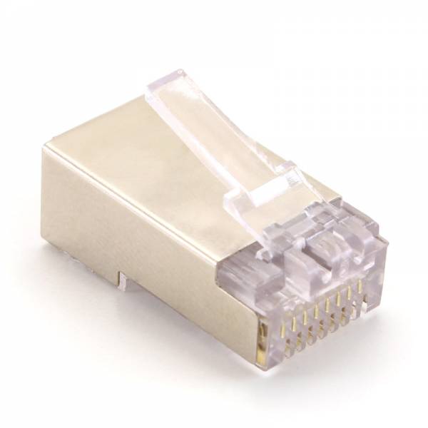 RJ45 pistik Cat5e varjestatud