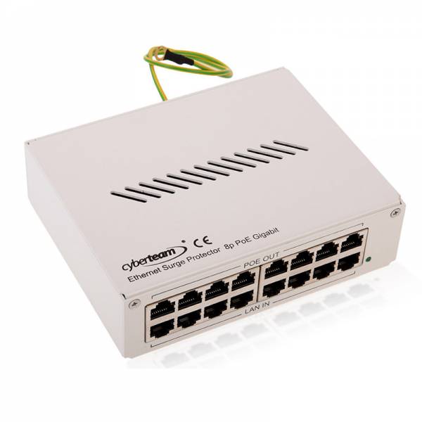 Etherneti Liigpingekaitse 8P PoE Desktop Gigabit