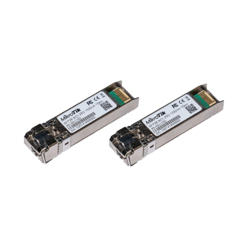 MikroTik kahesuunaline ühemoodiline optiline moodul
